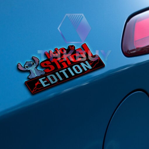 Personalized Lilo & Stitch Custom Name Car Emblem - Image 3