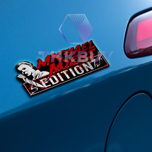 Michael Myers Edition Laser Engraved Car Name Badge - Image 3