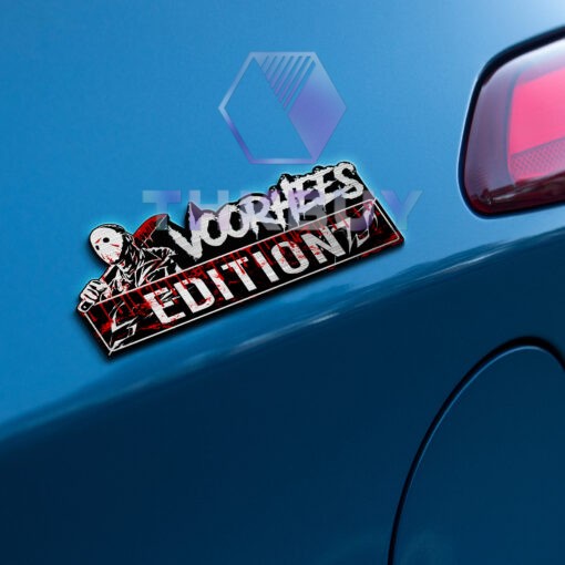 Jason Voorhees Edition Laser Engraved Car Name Badge - Image 3