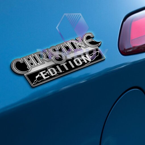 Stephen King Christine Edition Laser Engraved Car Name Badge Version 1 - Image 6