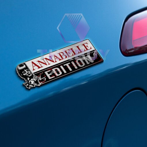 Annabelle Edition Laser Engraved Car Name Badge - Image 3