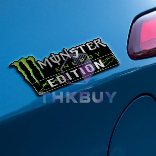 Monster Energy Edition Laser Engraved Car Name Badge - Image 3