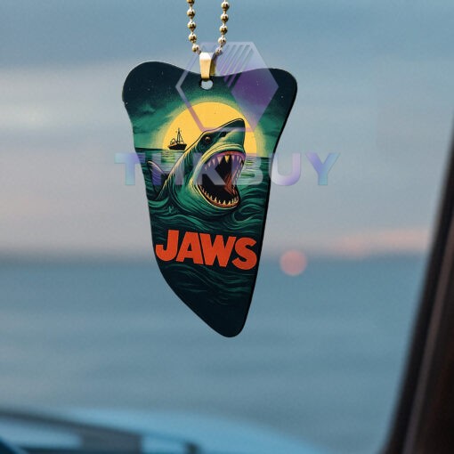 Jaws Custom Shape 2-sided Acrylic Car Ornament - Image 3