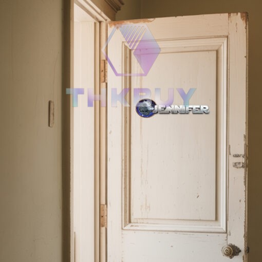 Personalized Death Star Inspired 3D Wooden Door Sign - Image 5