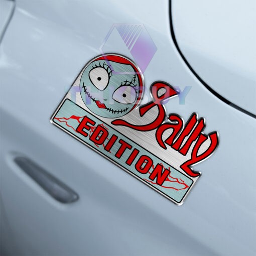 Personalized Sally Edition Laser Engraved Car Name Badge - Image 6
