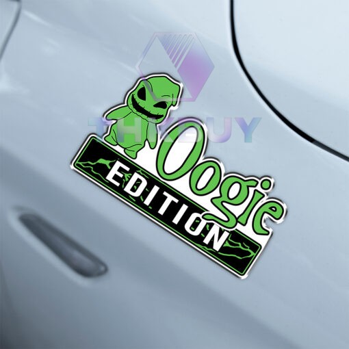 Personalized Oogie Edition Laser Engraved Car Name Badge - Image 6