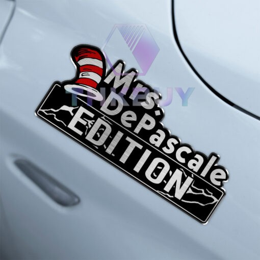 Personalized Teacher Dr. Seuss Edition Car Emblem - Image 4