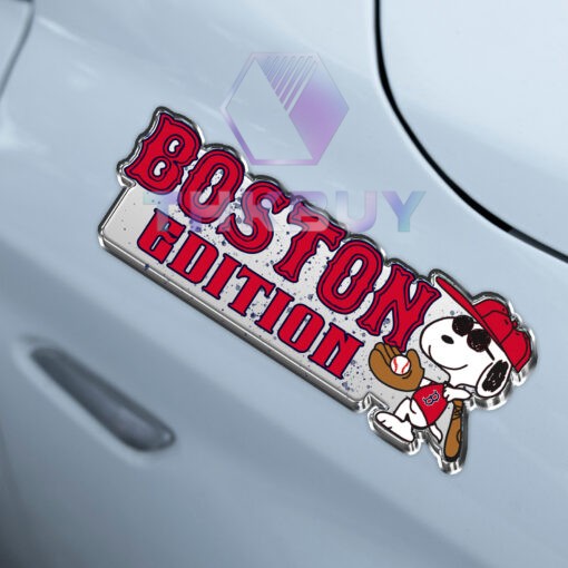 Snoopy x Bonton Edition Laser Engraved Car Name Badge - Image 5