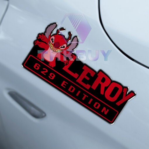 Personalized Leroy Experiment 629 Edition Car Emblem Badge Version 2 - Image 3