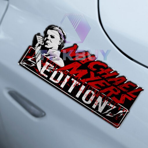 Michael Myers Edition Laser Engraved Car Name Badge - Image 4