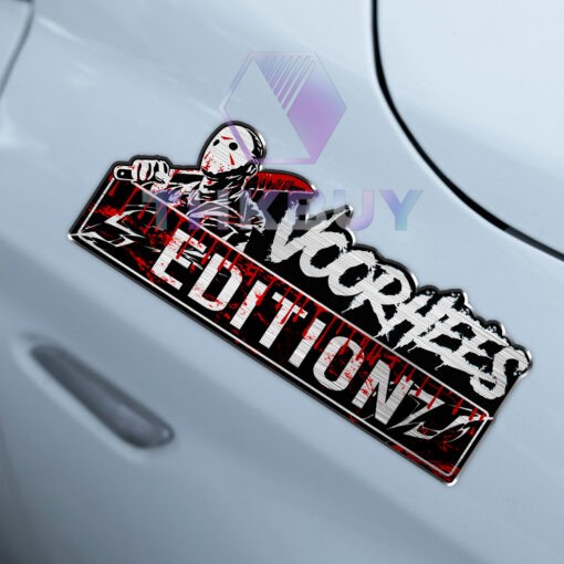 Jason Voorhees Edition Laser Engraved Car Name Badge - Image 4