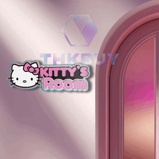 Personalized Hello Kitty Inspired 3D Wooden Door Sign - Image 6