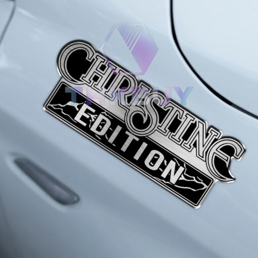 Stephen King Christine Edition Laser Engraved Car Name Badge Version 1 - Image 5
