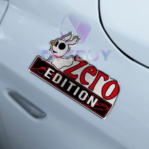 Personalized Zero Edition Laser Engraved Car Name Badge - Image 4