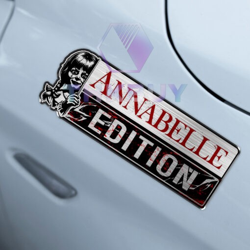 Annabelle Edition Laser Engraved Car Name Badge - Image 4