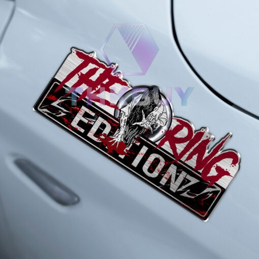 The Ring Edition Laser Engraved Car Name Badge - Image 4