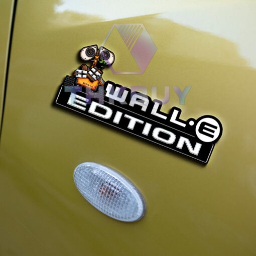 Wall-E Edition Laser Engraved Car Name Badge - Image 5