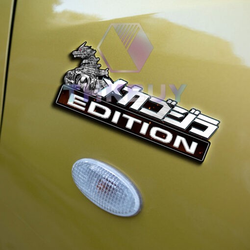 Mechagodzilla Edition Laser Engraved Car Name Badge - Image 5