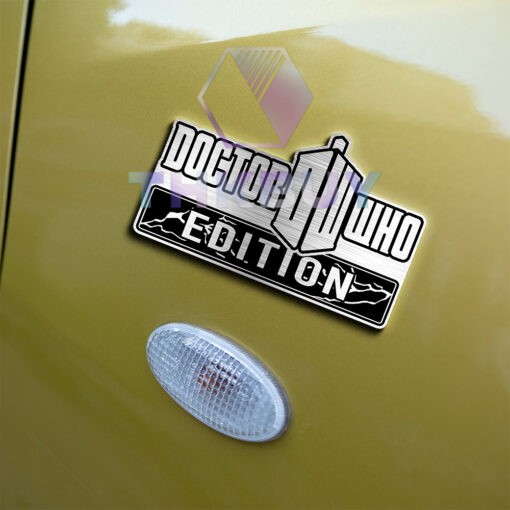 Doctor Who Edition Laser Engraved Car Name Badge - Image 5