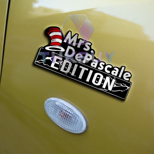 Personalized Teacher Dr. Seuss Edition Car Emblem - Image 5