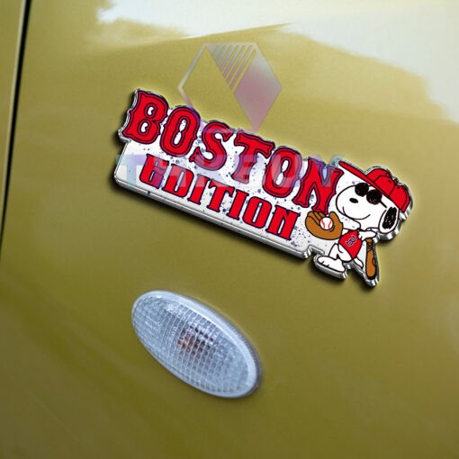 Snoopy x Bonton Edition Laser Engraved Car Name Badge - Image 4