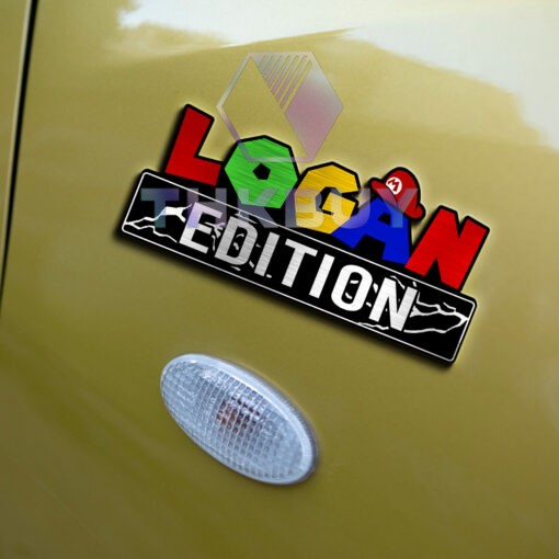 Personalized Super Mario Edition Laser Engraved Car Name Badge - Image 5