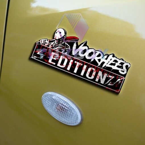 Jason Voorhees Edition Laser Engraved Car Name Badge - Image 5