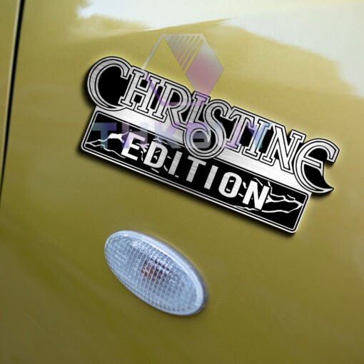Stephen King Christine Edition Laser Engraved Car Name Badge Version 1 - Image 4
