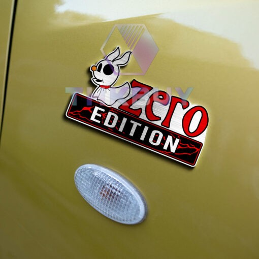 Personalized Zero Edition Laser Engraved Car Name Badge - Image 6