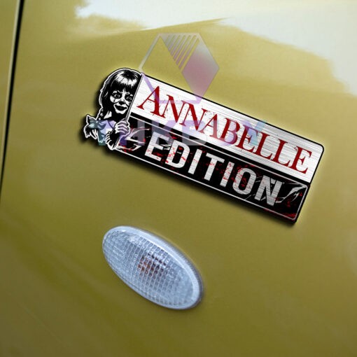 Annabelle Edition Laser Engraved Car Name Badge - Image 5
