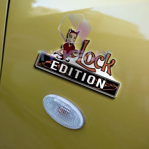 Personalized Lock Edition Laser Engraved Car Name Badge - Image 6