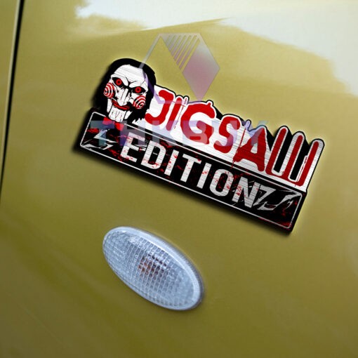 Jigsaw Edition Laser Engraved Car Name Badge - Image 5