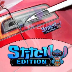 Stitch Edition Laser Engraved Car Name Badge - THK1918