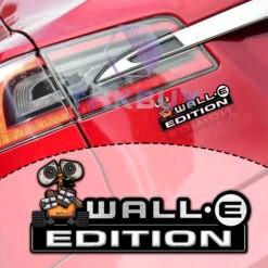 Wall-E Edition Laser Engraved Car Name Badge