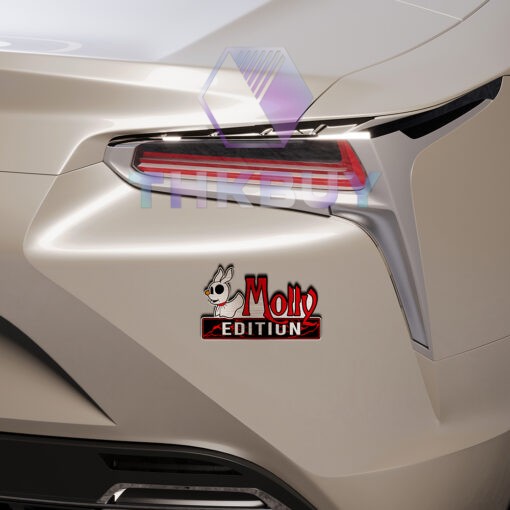Personalized Molly Edition Laser Engraved Car Name Badge - Image 5