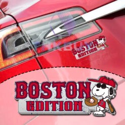 Snoopy x Bonton Edition Laser Engraved Car Name Badge