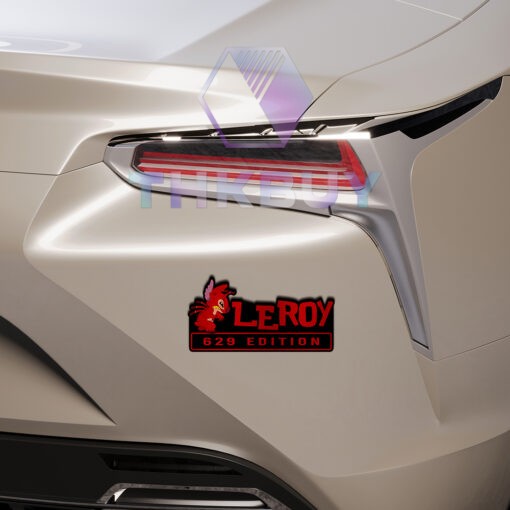 Personalized Leroy Experiment 629 Edition Car Emblem Badge Version 1 - Image 5