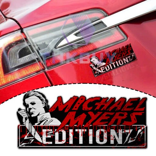 Michael Myers Edition Laser Engraved Car Name Badge