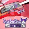Personalized Kuromi Edition Laser Engraved Car Name Badge