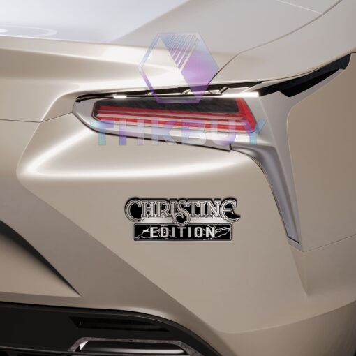 Stephen King Christine Edition Laser Engraved Car Name Badge Version 1 - Image 3