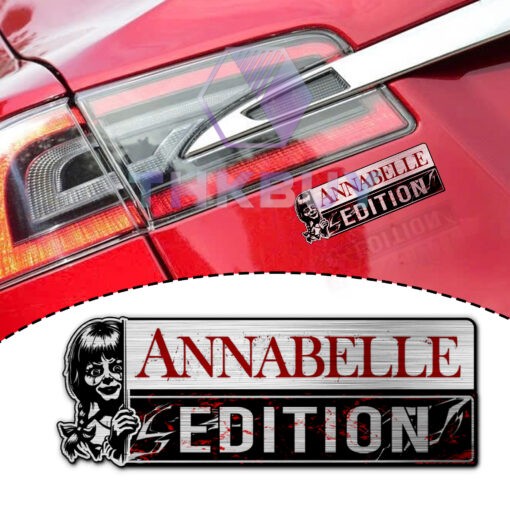 Annabelle Edition Laser Engraved Car Name Badge