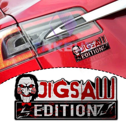 Jigsaw Edition Laser Engraved Car Name Badge