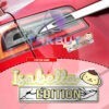 Personalized Pompompurin Edition Laser Engraved Car Name Badge