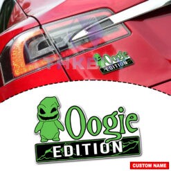 Personalized Oogie Edition Laser Engraved Car Name Badge
