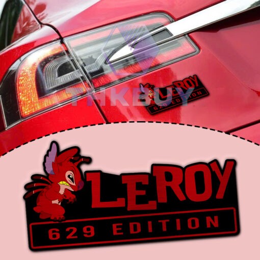 Personalized Leroy Experiment 629 Edition Car Emblem Badge Version 1