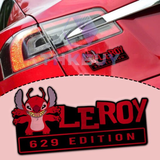 Personalized Leroy Experiment 629 Edition Car Emblem Badge Version 2