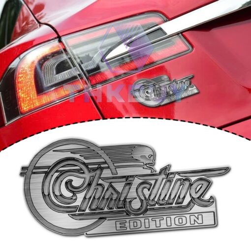 Stephen King Christine Edition Laser Engraved Car Name Badge Version 2