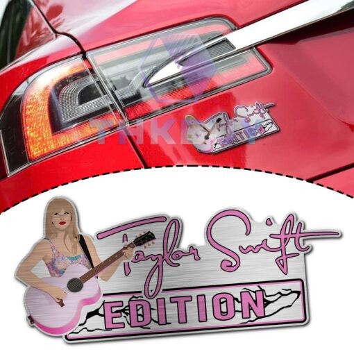 Taylor Swift Edition Laser Engraved Car Name Badge
