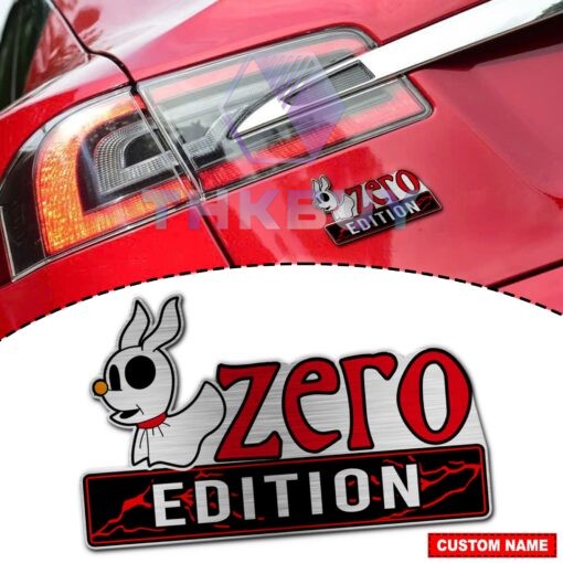 Personalized Zero Edition Laser Engraved Car Name Badge