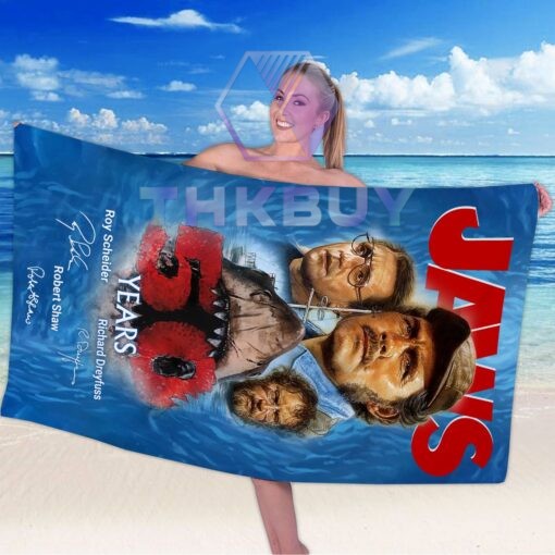 Jaws Beach Towel – THK1948 - Image 2